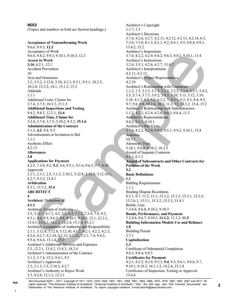 A General Conditions Of The Contract For Construction