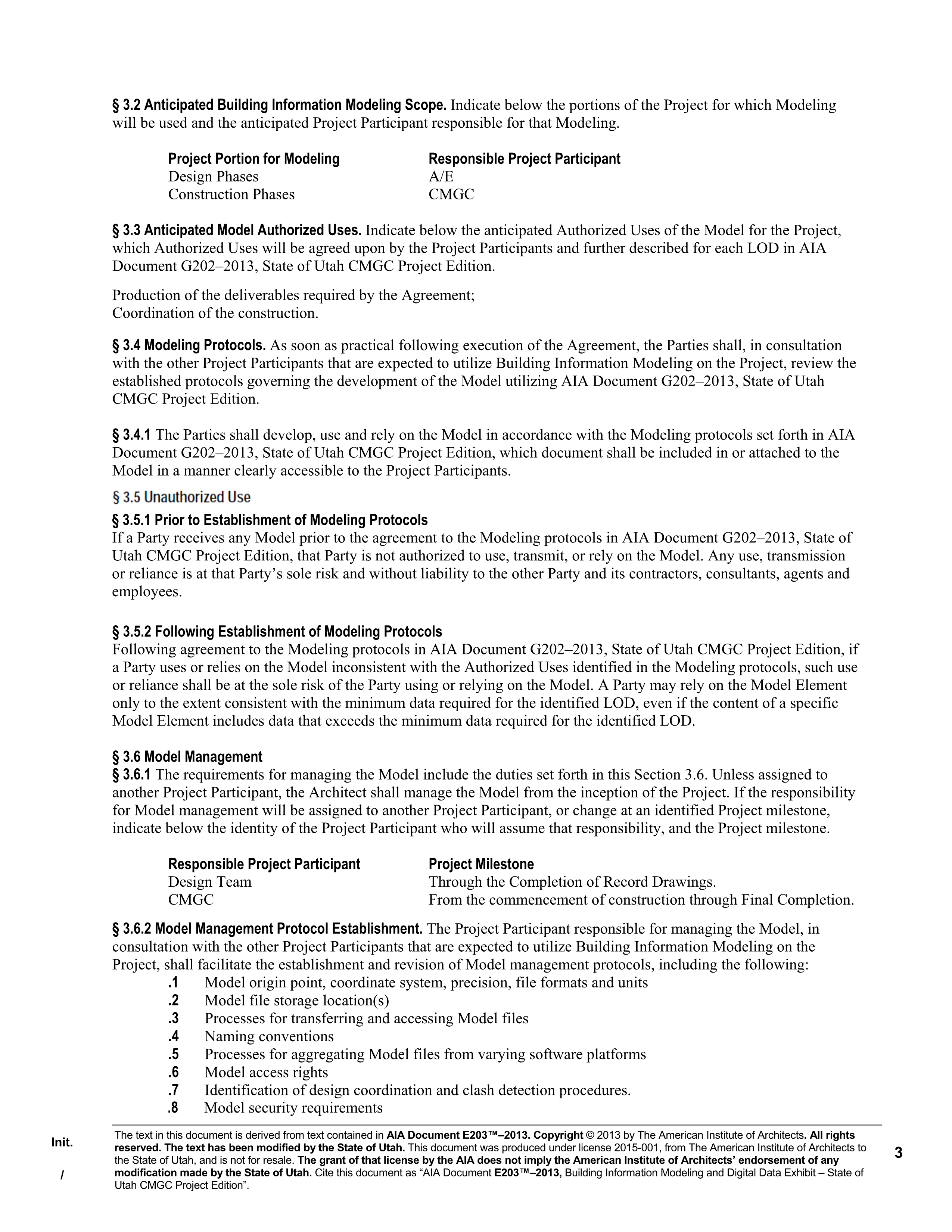 E203-2013 Utah Building Information Modeling and Digital Data Exhibit ...
