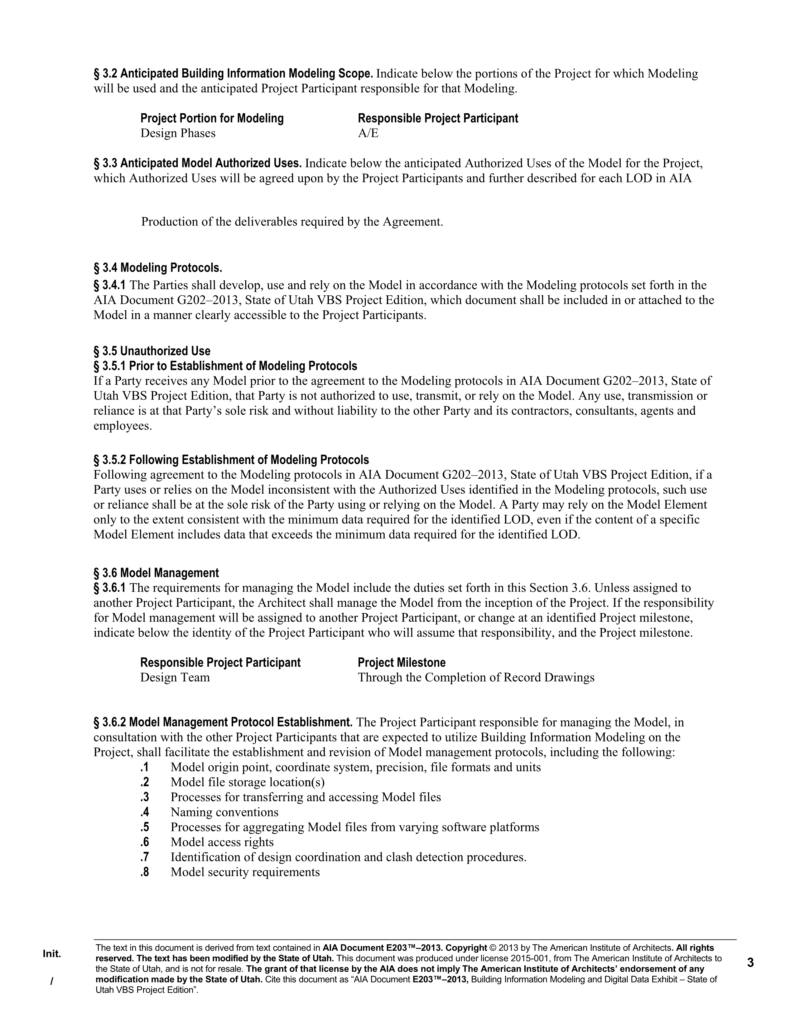 E203-2013 Utah Building Information Modeling and Digital Data Exhibit ...