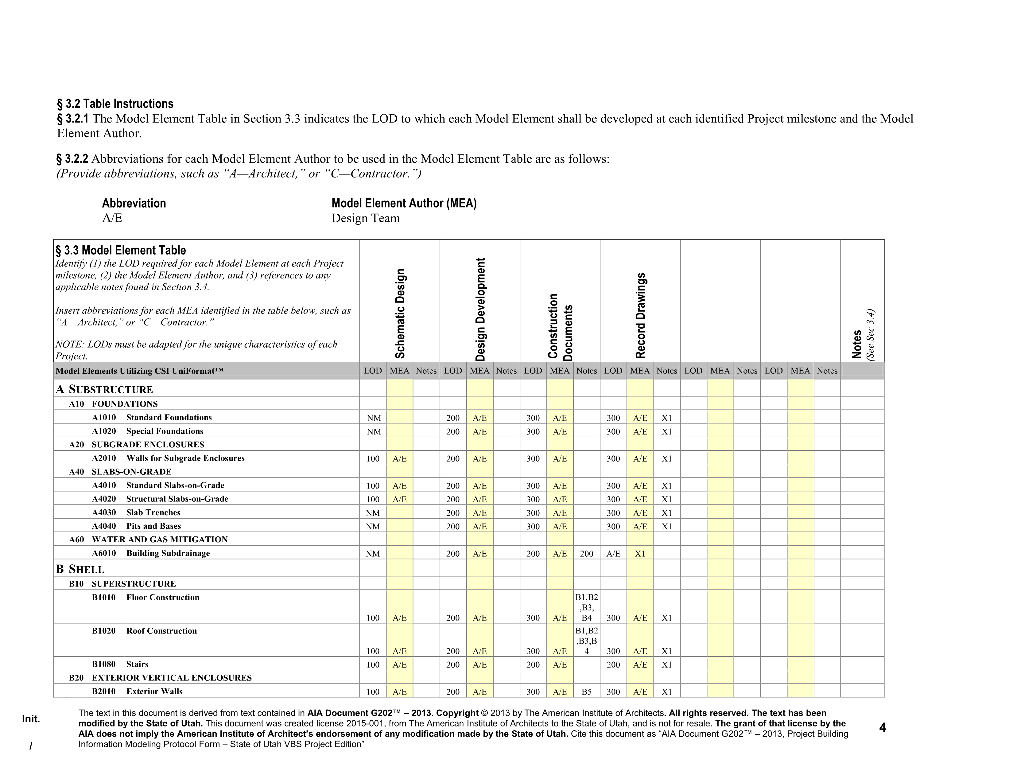 G202- 2013 Utah Project Building Information Modeling Protocol Form VBS ...